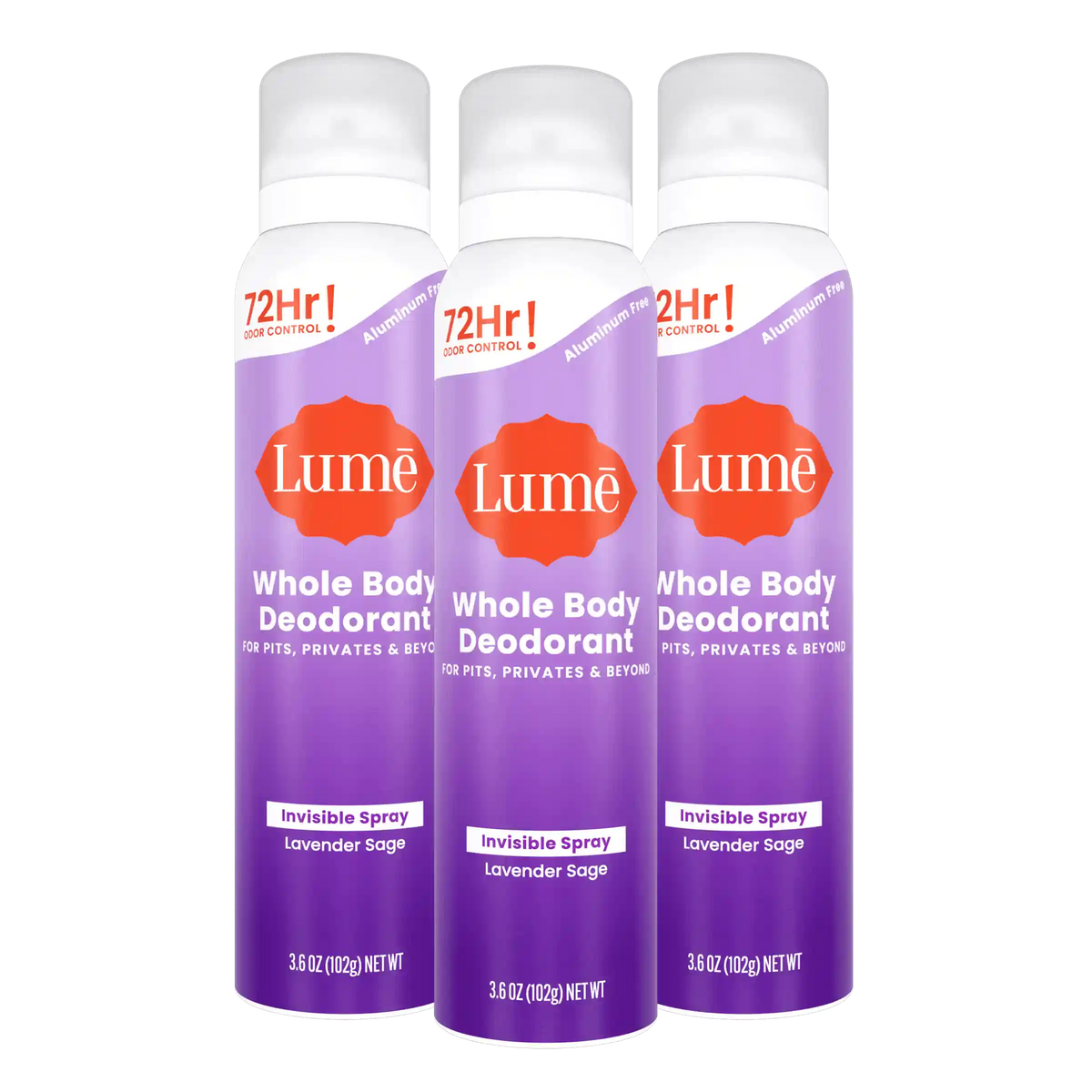 Lavender Sage | Spray Deodorant 3-Pack